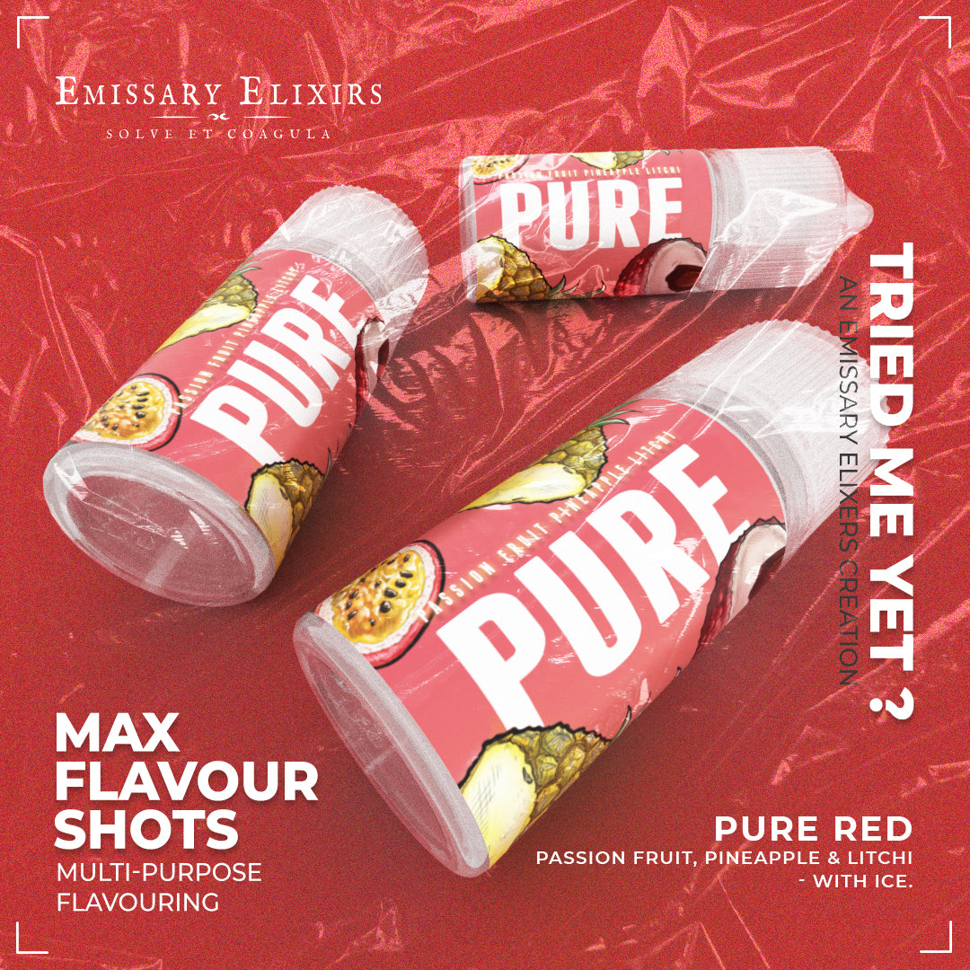 30ml Pure Red SOLO MTL / Salt Nic Flavor Shot – Long Dog Trading
